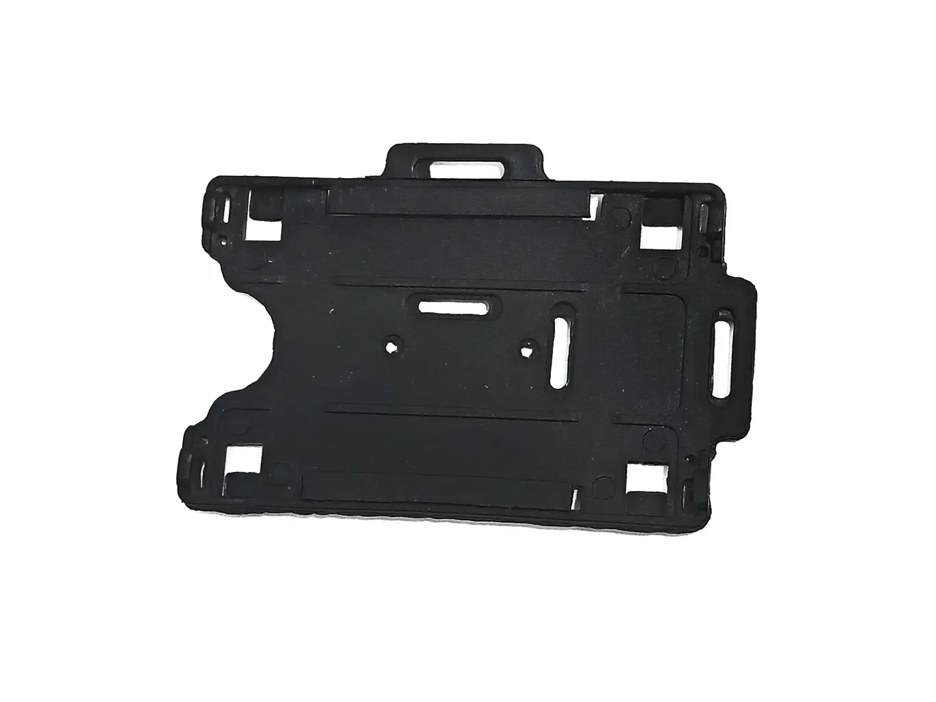 Black id card holder